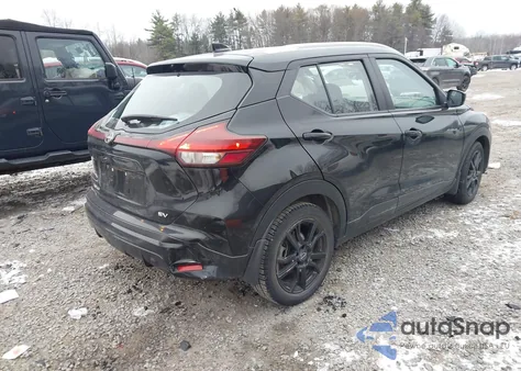 2022 Nissan Kicks Sv Xtronic Cvt from USA, damaged, VIN 3N1CP5CV1NL509217